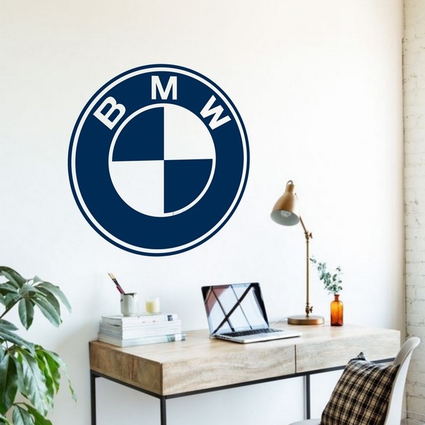 Exemple de stickers muraux: BMW Logo